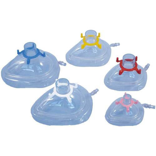 Beatmungsmaske Einmal mit Ventil Gr&ouml;&szlig;e 5 - 1