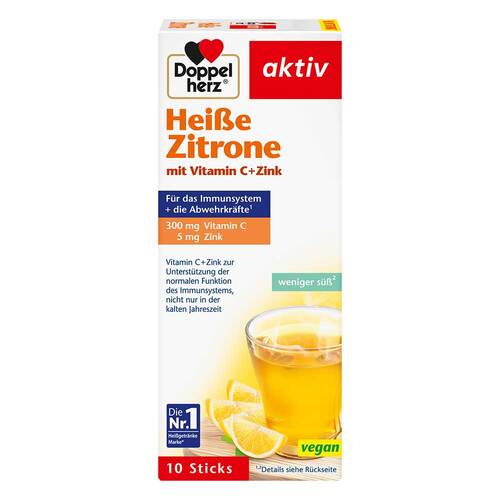 Doppelherz Hei&szlig;e Zitrone Vitamin C+Zink Granulat - 3