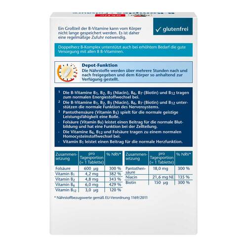 Doppelherz B-Komplex+Fols&auml;ure Tabletten - 2