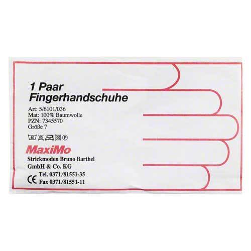 Handschuhe Baumwolle Gr&ouml;&szlig;e 7 &Uuml;berl&auml;nge - 1