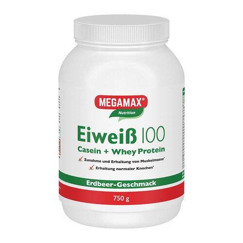 Eiweiss 100 Erdbeer Megamax - 1