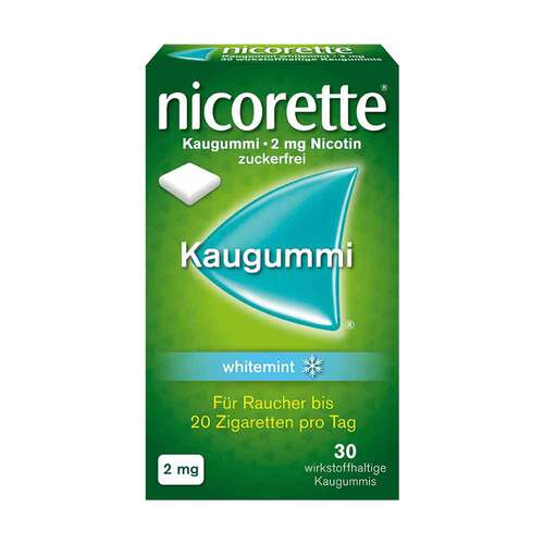 nicorette Kaugummi whitemint, 2 mg Nikotin - 1