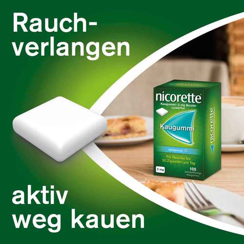 nicorette Kaugummi whitemint, 2 mg Nikotin - 3