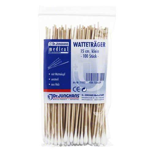 Wattest&auml;bchen Holz 15 cm mit Wattekopf - 1