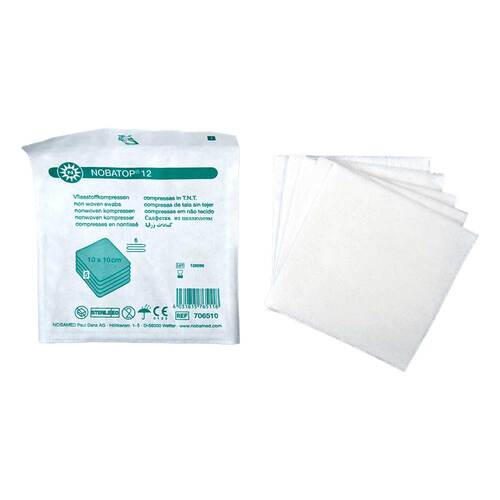 Nobatop 12 Kompressen 10x10c - 1