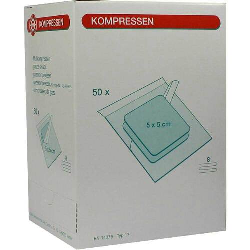 Mullkompressen 5x5cm 8-fach - 1