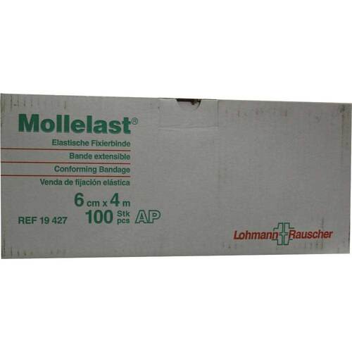 Mollelast 6cmx4m lose wei&szlig; - 1