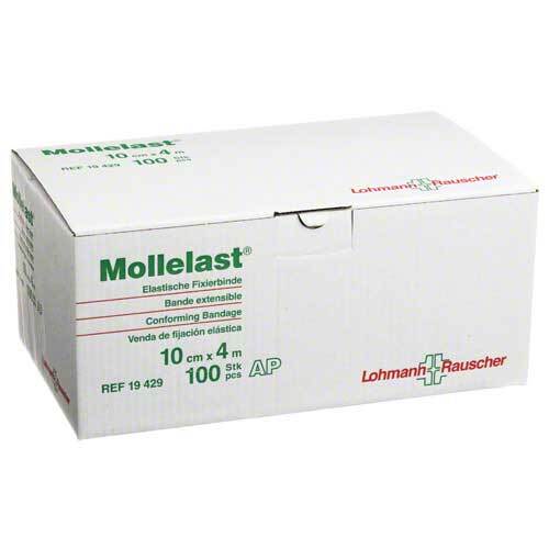 Mollelast 10cmx4m lose wei&szlig; - 1
