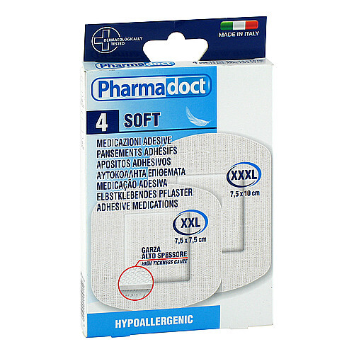 Pflaster Hypoallergen 2 Gr&ouml;&szlig;.7,5x7,5 cm + 7,5x10 cm - 1