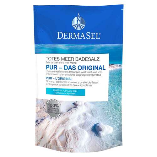 Dermasel Totes Meer Badesalz Pur - 1