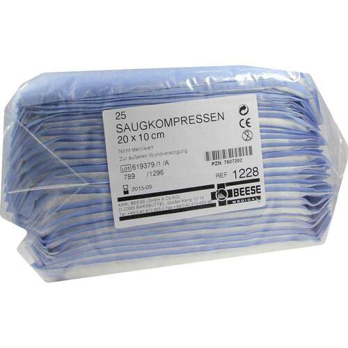 Saugkompressen unsteril 10x2 - 1
