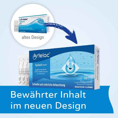 Artelac® Splash EDO® Augentropfen f&uuml;r trockene brennende Augen - 2