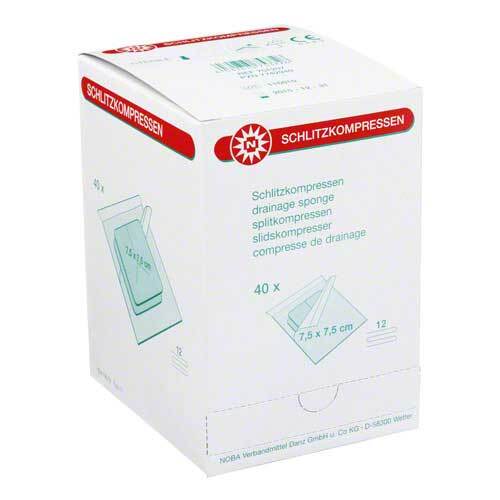 Schlitzkompressen 7,5x7,5cm - 1