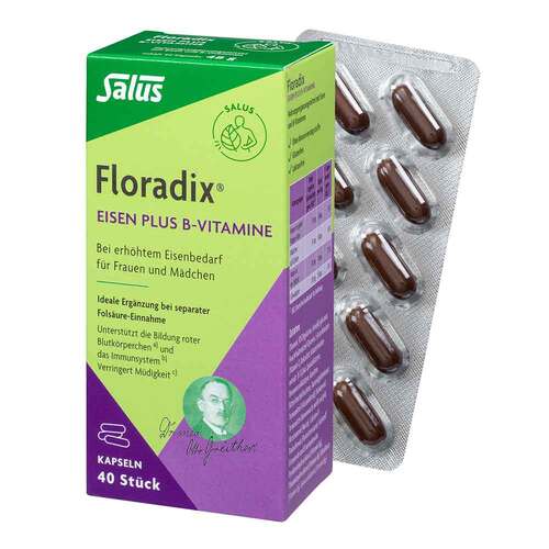 Floradix Eisen plus B Vitamine Kapseln - 1
