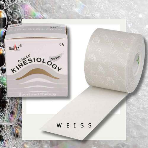 Kinesiologie Tape 5 cm x 5 m wei&szlig; - 2