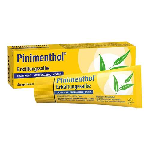 Pinimenthol® Erk&auml;ltungssalbe Eucalyptus&ouml;l Kiefernnadel&ouml;l Menthol - 1