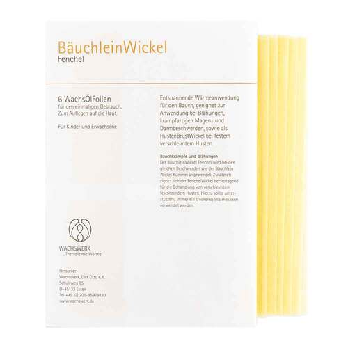 B&auml;uchlein Wickel Fenchel 2% Wachswerk - 2