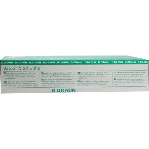 Vasco Nitril white Untersuchungshandschuhe Gr&ouml;&szlig;e L - 1