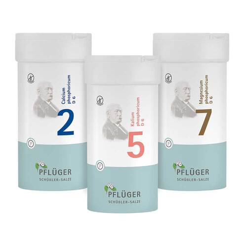 Kombination der Sch&uuml;&szlig;ler-Salze Nr. 2, Nr. 5 und Nr. 7 - 1