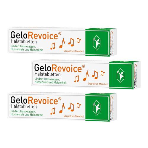 GeloRevoice Halstabletten Grapefruit-Menthol bei Heiserkeit &amp; Stimmverlust - 1