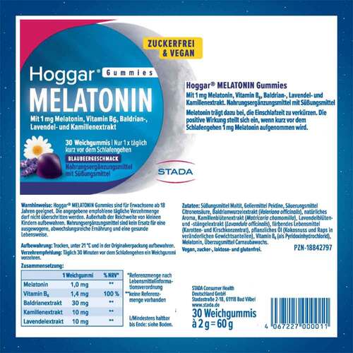Hoggar Melatonin Gummies - 2