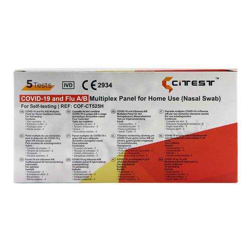 Citest 3 in 1 Selbsttest Covid-19 Antigen &amp; Influe - 2