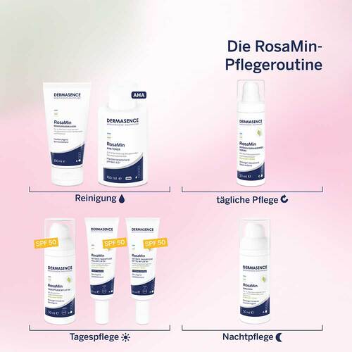 Dermasence Rosamin get&ouml;nte Tagespflege mittel LSF 50 Creme - 5