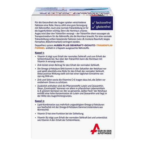 Doppelherz System Augen Plus Sehkraft+Schutz Kapseln - 6