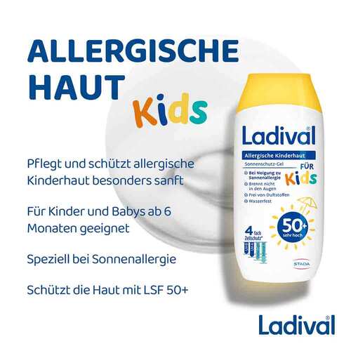 Ladival allergische Kinderhaut Gel LSF 50 +  - 4