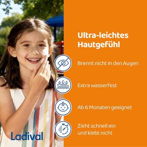 Ladival empfindliche Kinderhaut Creme LSF 50 +  - 6