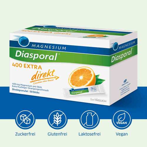 Magnesium Diasporal 400 Extra direkt Granulat - 3