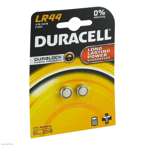 Batterien Knopfzelle LR 44 A76 Duracell - 1