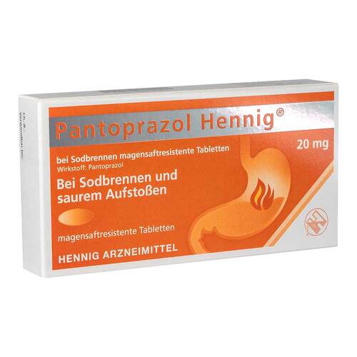 Pantoprazol Hennig b.Sodbrennen 20 mg magensaftresistent Tabletten - 1
