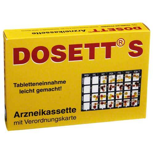 Dosett S Arzneikassette blau - 1