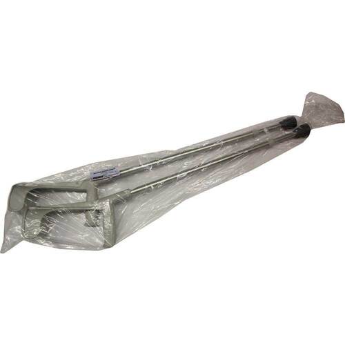 Unterarmkr&uuml;cke f&uuml;r Erwachsene Leichtmetall grau - 1