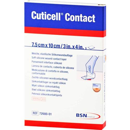 Cuticell Contact 7,5x10 cm Verband - 1