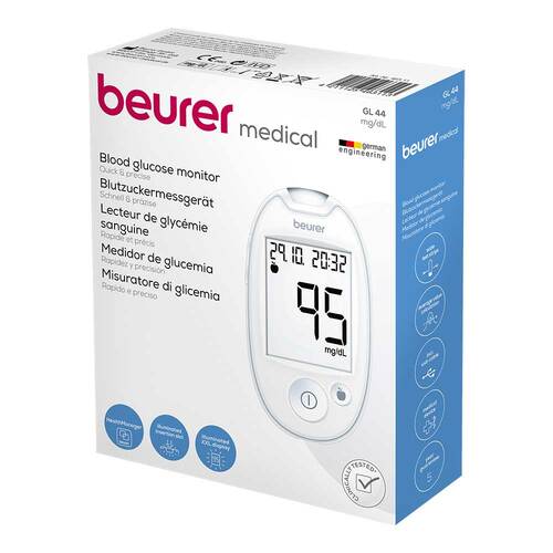 Beurer Blutzuckermessger&auml;t GL 44 mmol / l wei&szlig; - 1