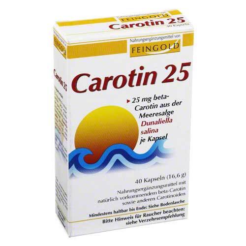 Carotin 25 Feingold Kapseln - 1