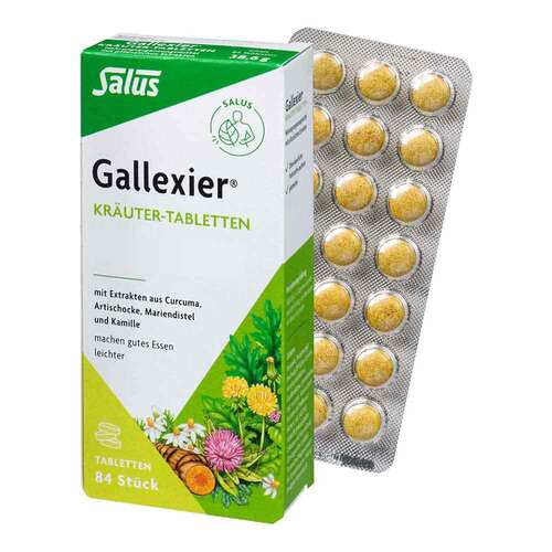 Gallexier Kr&auml;uter-Tabletten Salus - 1