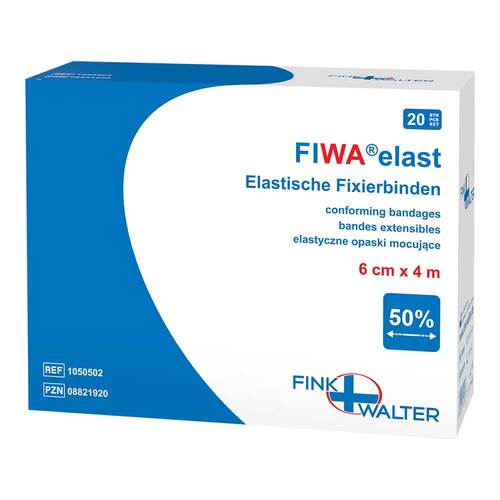 Fixierbinde elastisch 6 cm x 4 m lose - 1