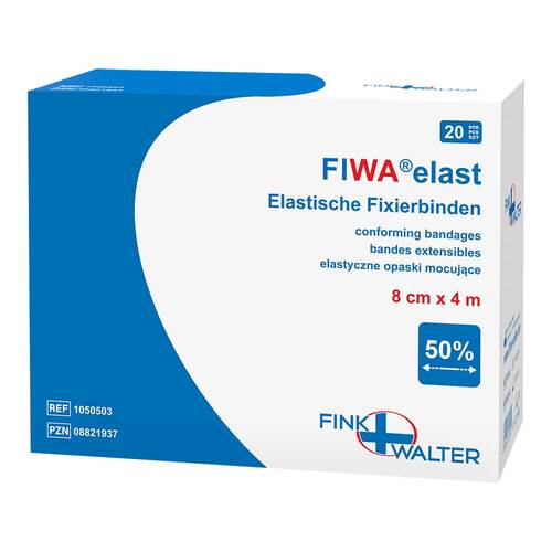 Fixierbinde elastisch 8 cm x 4 m lose - 1