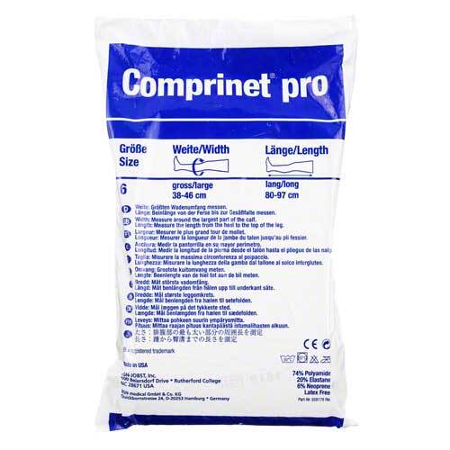 Comprinet pro Strumpf oberschenkel lang Gr&ouml;&szlig;e 6 - 1