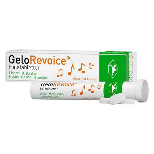 GeloRevoice Halstabletten Grapefruit-Menthol bei Heiserkeit &amp; Stimmverlust - 1