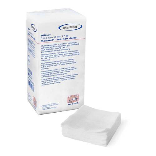 Mullkompressen 5x5cm 8-fach - 1