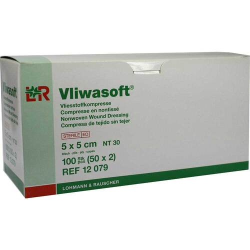 Vliwasoft Vlieskompressen 5x5cm 6-lagig steril - 1