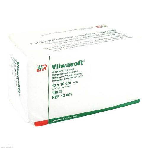 Vliwasoft Vlieskompressen 10x10cm 6-lagig unsteril - 1