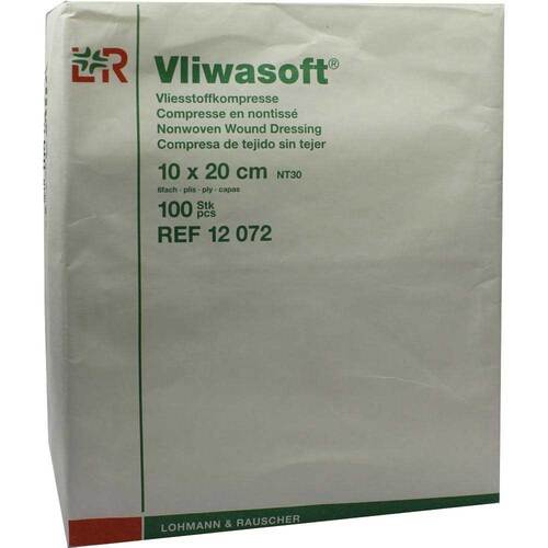 Vliwasoft Vlieskompressen 10x20cm 6-lagig unsteril - 1