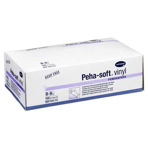 Peha Soft Vinyl Handschuhe puderfrei gro&szlig; - 1