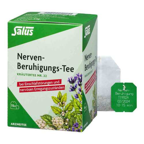 Nerven-Beruhigungs-Tee Kr&auml;utertee Nr.22 Bio Salus - 1