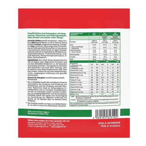 Eiweiss 100 Himbeer Megamax Pulver - 2